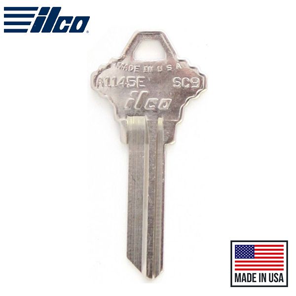 101-E SCHLAGE Key Blank - 6 Pin or Disc -  ILCO - UHS Hardware