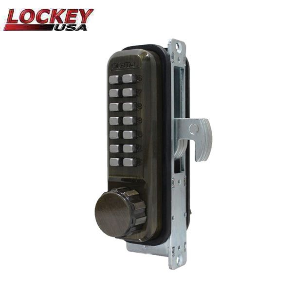 Lockey - 2950-DC - Narrow Stile - Mechanical Keypad - Keyless Hook Bolt Lock - Double Combination - UHS Hardware