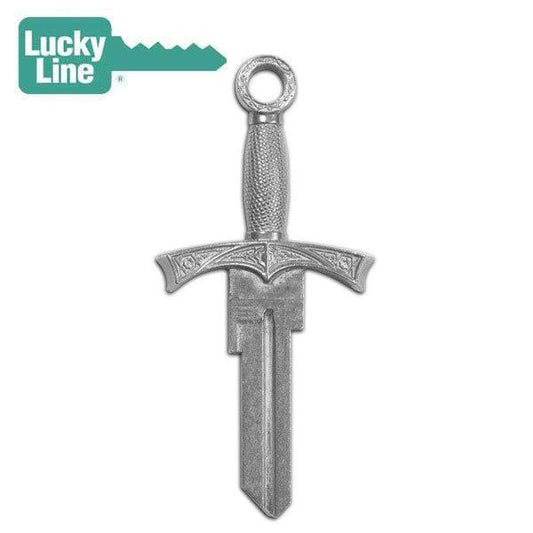 LuckyLine - B301K - Key Shapes - Forged Sword - Kwikset - KW1 - 5 Pack - UHS Hardware