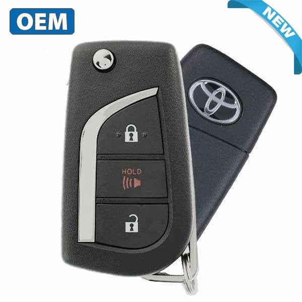 2018-2020 Toyota C-HR / 3-Button Flip Key / PN: 89070-F4080 / MOZB97TZ (Chip ID 4D H) (OEM) - UHS Hardware