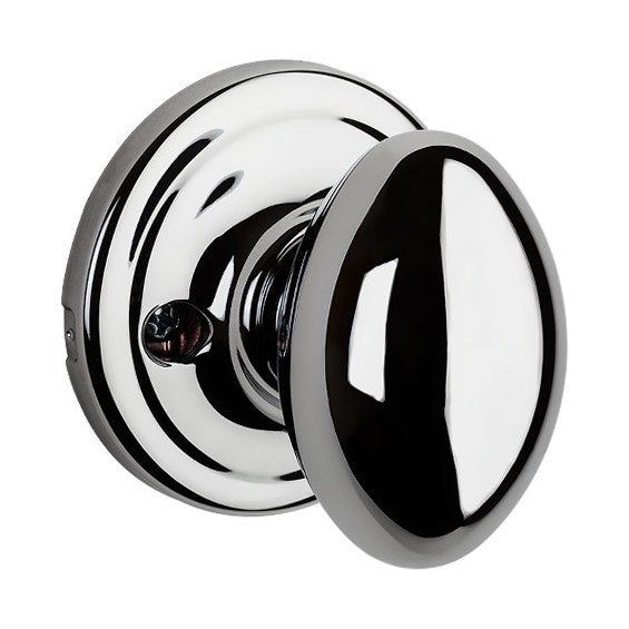 Kwikset - 488AO  - Aliso Knob - Round Rose - 26 - Polished Chrome - Privacy - Grade 3 - UHS Hardware