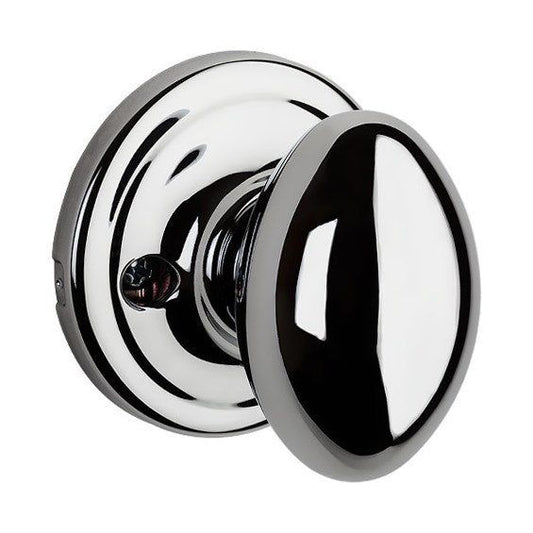 Kwikset - 488AO  - Aliso Knob - Round Rose - 26 - Polished Chrome - Privacy - Grade 3 - UHS Hardware