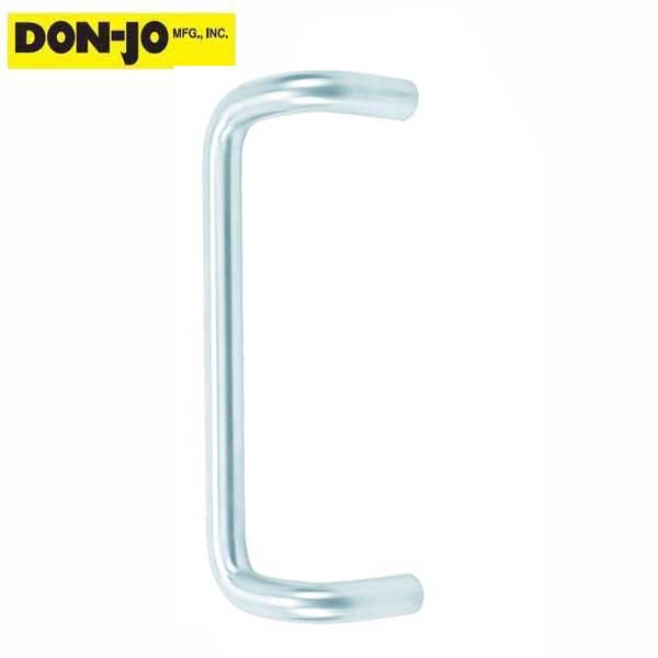 Don-Jo - 1156-628 - Offset Door Round Pull - 8" CTC - Satin Aluminum - UHS Hardware