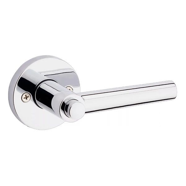 Kwikset - 156 - Milan Lever - Round Rose - 26 - Polished Chrome - Entrance - SmartKey Technology - Grade 2 - UHS Hardware