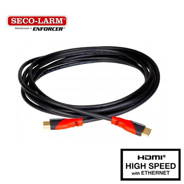Seco-Larm - MC-1130-03FQ - High-Speed HDMI Cable - 4k - 3ft - 28AWG - UL CL3 - 18 GBPS - HDR - UHS Hardware