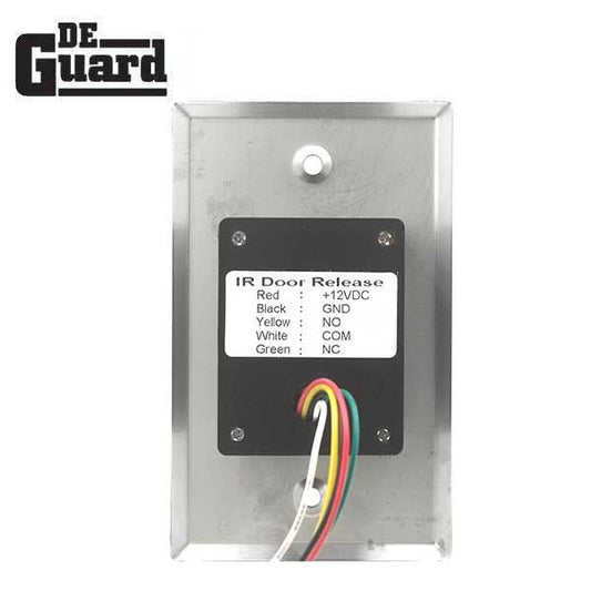 Contactless No Touch - Door Exit Button - Rectangle - Stainless Steel Plate - NO/NC/COM - 12VDC - UHS Hardware