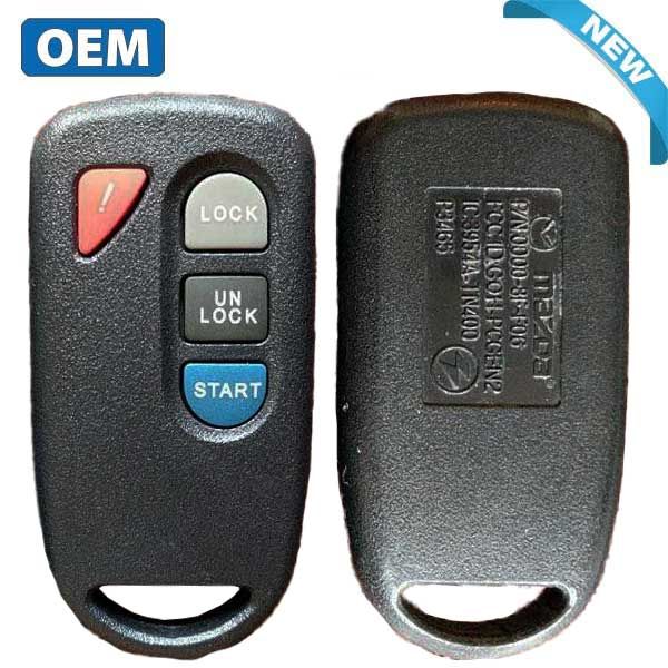 2000-2008 Mazda / 4-Button Keyless Entry Remote / PN: 0000-8F-F06 / GOH-PCGEN2 (OEM) - UHS Hardware