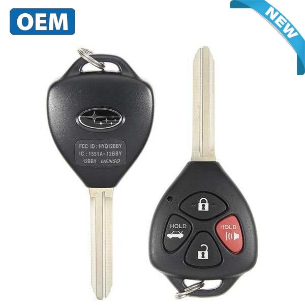 2013-2019 Subaru BRZ / 4-Button Remote Head Key / PN: 57497-CA110 / HYQ12BBY / Chip G (OEM) - UHS Hardware