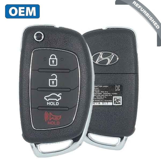 2015-2017 Hyundai Sonata / 4-Button Flip Key / PN: 954430-C1010 / TQ8-RKE-4F16 (OEM) - UHS Hardware