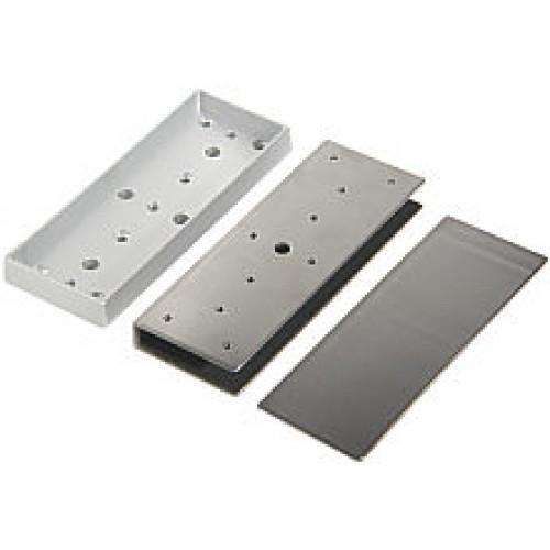 Seco-Larm - Glass Door "U" -  Brackets for 1200 lb Series Electromagnetic Locks - Indoor - UHS Hardware