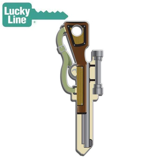 LuckyLine - B118S - Key Shapes - Rifle - Schlage - SC1 - 5 Pack - UHS Hardware