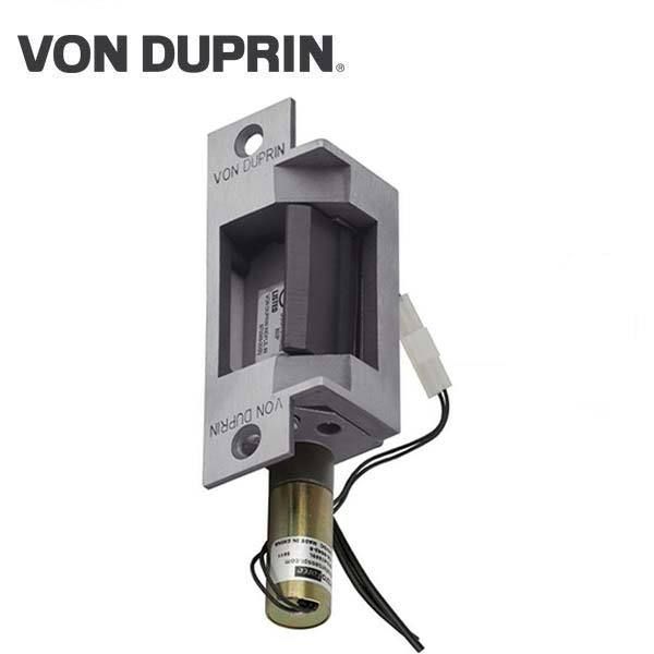 Von Duprin - 6211 Electric Strike for Mortise or Cylindrical Devices - Fail Safe - Satin Stainless - 12VDC - UHS Hardware