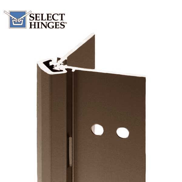 Select Hinges - 11 - 85" - Geared Concealed Continuous Hinge - Dark Bronze - Heavy Duty - UHS Hardware