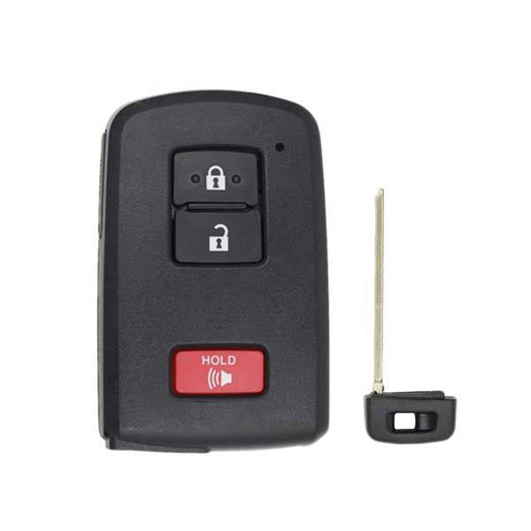 2012-2020 Toyota / 3-Button Smart Key SHELL / HYQ14FBA (SKS-TOY-108) - UHS Hardware