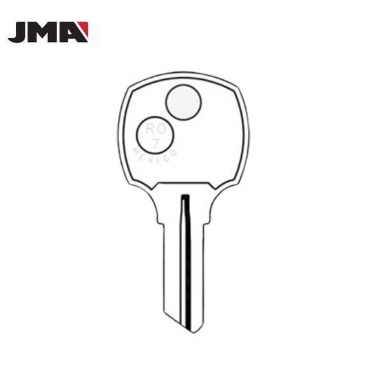 RO7 / RO4 National 5-Wafer Cabinet Key - Brass (JMA-NTC-7DE) - UHS Hardware
