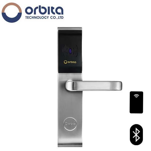 Orbita - E3042 - Mortise Hotel Lock - Bluetooth & RFID - 6 VDC - Silver - Grade 2 - UHS Hardware