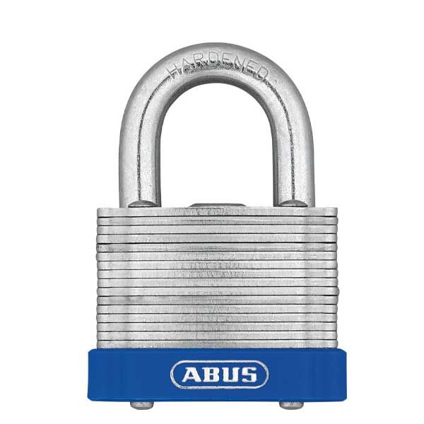 Abus - 41/50 B - Eterna Laminated Steel Padlock Blue Bumper -  2-3/32" Width - UHS Hardware