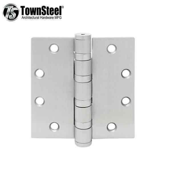 TownSteel - THBB 168 - Door Hinge - 4.5" x 4.5"  - Heavy Weight - 4 Ball Bearings - 26D - Satin Chrome - UHS Hardware