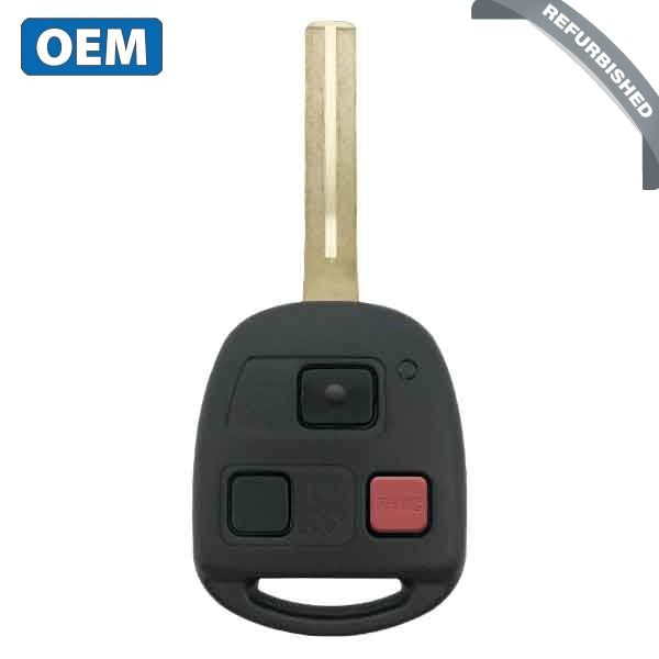 2003-2007 Lexus LX470  / 3-Button Remote Head Key / Short Blade  / HYQ12BBT (OEM) - UHS Hardware