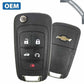 2012-2013 Chevrolet Camaro / Cruze / 5-Button Flip Key / PN: 13504199 / AVL-B01T2AC (OEM) - UHS Hardware