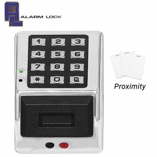 Trilogy PDK3000 - Weatherproof Digital PROX Access Control Keypads w/ Audit Trail - Metallic Silver - MS (Alarm Lock) - UHS Hardware