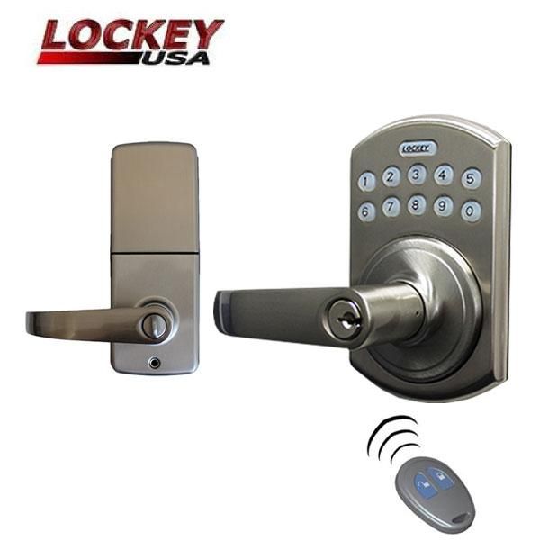 Lockey - E995 - Electronic Keypad Lever Lock w/ Remote Control - UHS Hardware