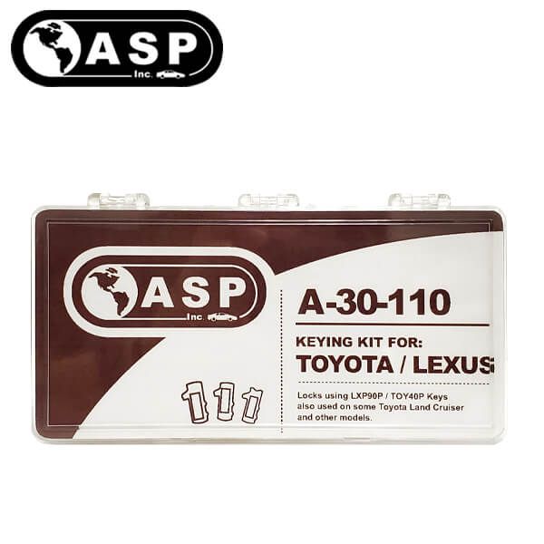 1990-2019 Kia Toyota Lexus Long Blade / LXP90P / TOY40P / Keying Tumbler Kit / A-30-110 (ASP) - UHS Hardware