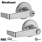 Kwikset - 756KNL - Kingston Commercial Lever - Round Rose  - 26D - Satin Chrome - Entrance - Smart Key Technology - Grade 2 - UHS Hardware