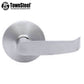 TownSteel - ED8900LQ - Sectional Lever Trim - Passage - LQ Curved Lever - Non-Handed - Compatible with Mortise Exit Device - Satin Chrome - Grade 1 - UHS Hardware