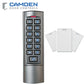 Camden CV-110SPK Standalone PROX Reader & Keypad - 2000 Users - Vandal & Weather Resistant IP68 - 12 VDC - UHS Hardware