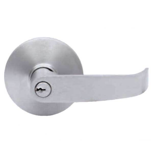 TownSteel - ED8900LQ - Sectional Lever Trim - Entrance - LQ Curved Lever - Non-Handed - 6-Pin Schlage Keyway - Compatible with Mortise Exit Device - Satin Stainless - Grade 1 - UHS Hardware