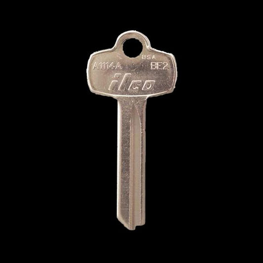 A1114A-BE2 BEST A Key Blank - 6 Pin or Disc - ILCO - UHS Hardware