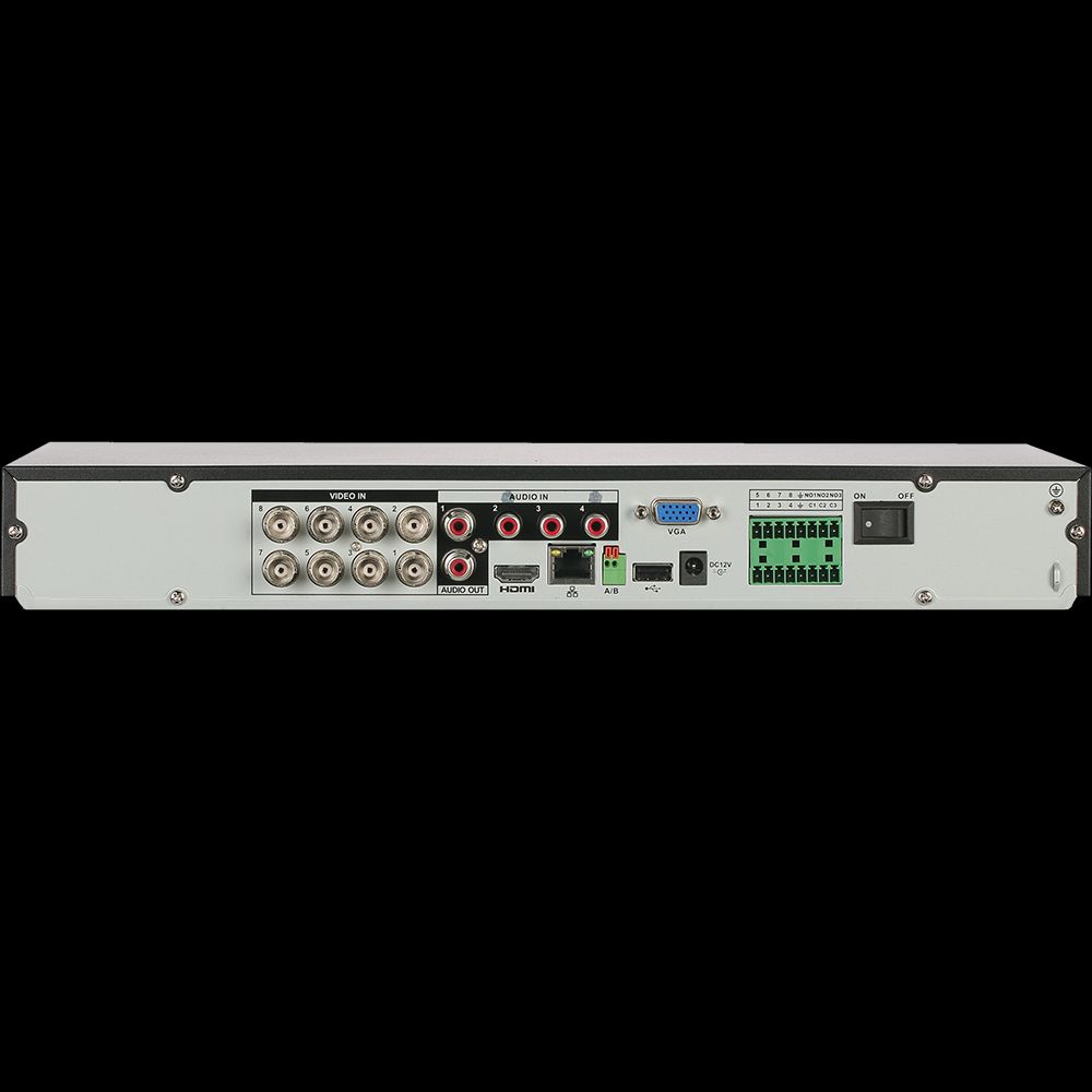 Dahua / HDCVI DVR / 8 Channels / Analytics+/ 1U / Penta-brid / 8MP / 4k / 6TB HDD / X82B2A6 - UHS Hardware