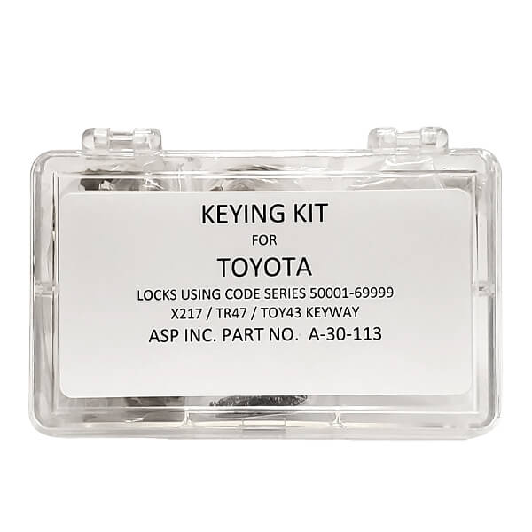 1994-2019 Toyota / X217 / TR47 / 10 Cut / Keying Tumbler Kit / A-30-113 (ASP) - UHS Hardware