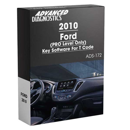 Advanced Diagnostics - ADS172 - 2010 - Ford Key Software For T Code - PRO Level Only - Category B - UHS Hardware