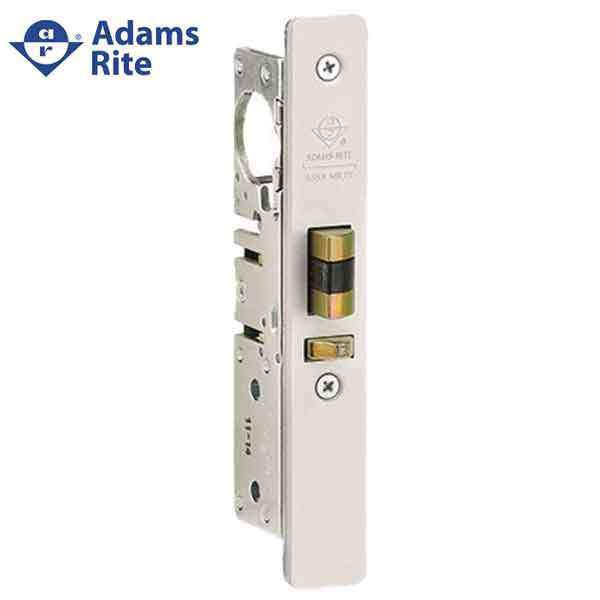 Adams Rite - 4510 -  Standard Duty Deadlatch - 1-1/8" Backset - LH /RHR - Mortised  2-5/8"  - FLT/ST - Flat Faceplate - Aluminum - Metal Door - UHS Hardware