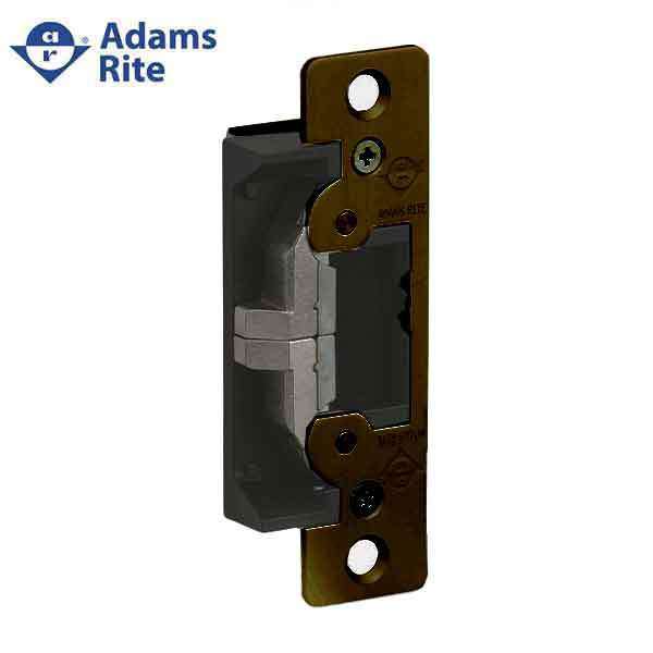 Adams Rite - 7440 - Electric Strike for Adams Rite or Deadlatches or Cylindrical Locks - 1/2" to 5/8" Latchbolt  - Dark Bronze Anodized - Fail Safe/Fail Secure - 12/24 VDC - UHS Hardware