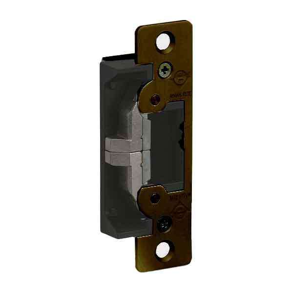 Adams Rite - 7440 - Electric Strike for Adams Rite or Deadlatches or Cylindrical Locks - 1/2" to 5/8" Latchbolt  - Dark Bronze Anodized - Fail Safe/Fail Secure - 12/24 VDC - UHS Hardware