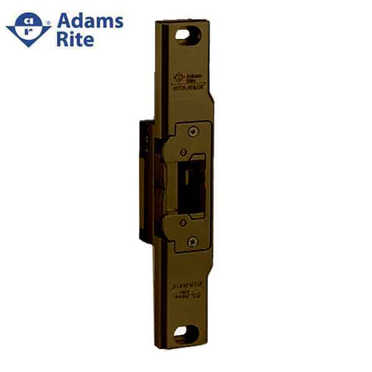 Adams Rite - 74R2 - Electric Strike for Narrow Stile Rim Exit Devices - 1/2" Pullman Latchbolt - Anodized Dark Bronze - Fail Safe/Fail Secure - 12/24 VDC - UHS Hardware