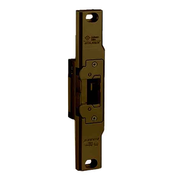 Adams Rite - 74R2 - Electric Strike for Narrow Stile Rim Exit Devices - 1/2" Pullman Latchbolt - Anodized Dark Bronze - Fail Safe/Fail Secure - 12/24 VDC - UHS Hardware