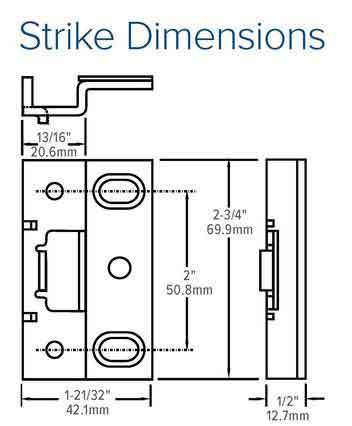 Adams Rite - 8802 - Narrow Stile - Rim Exit Device - 36" - Anodized  Dark Bronze - UHS Hardware