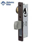 Adams Rite - MS Deadlock - MS1850S - 31/32" Backset - ANSI Size - Straight Bolt - Flat Faceplate -  Dark Bronze  - Metal Door - UHS Hardware
