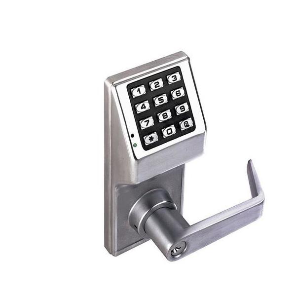 Trilogy DL2700WP Weatherproof Keypad Lever Lock  / Satin Chrome 26D (Alarm Lock) - UHS Hardware