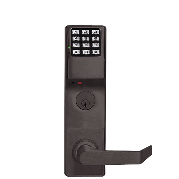 Trilogy DL3500CRL Classroom Mortise Lever Lock / w/ Audit Trail / Duronodic / Left Handed (Alarm Lock) - UHS Hardware