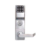 Alarm Lock Trilogy - DL4500DBL - Digital Keypad Mortise Lock w/ Deadbolt and Privacy Feature - Straight Lever- 2000 Users - 40,000 Event Audit Trail - Left Hand Reversible - Weather-proof - US26D - Satin Chrome - UHS Hardware