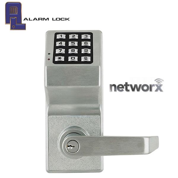 Trilogy DL6100 - Digital Networx Lever Lock w/ Wireless & Ethernet Feature - Satin Chrome - 26D (Alarm Lock) - UHS Hardware