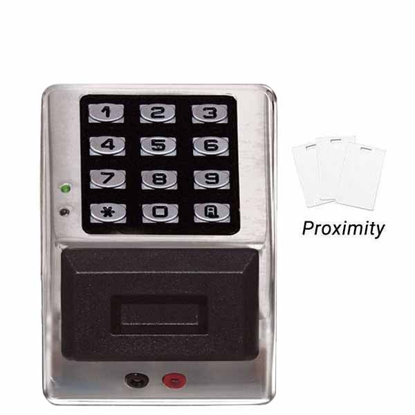 Trilogy PDK3000 -  Weatherproof Digital PROX Access Control Keypads w/ Audit Trail  - Satin Chrome - 26D (Alarm Lock) - UHS Hardware
