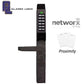 Trilogy PDL1300-NW - Narrow-Stile Digital Networx PROX Lever Lock w/ Wireless Access - Oil Rubbed Bronze - 10B  (Alarm Lock) - UHS Hardware
