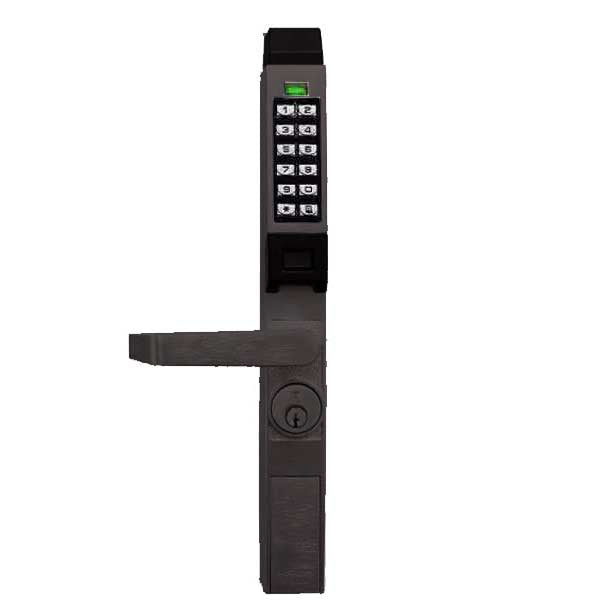 Trilogy PDL1300-NW - Narrow-Stile Digital Networx PROX Lever Lock w/ Wireless Access - Oil Rubbed Bronze - 10B  (Alarm Lock) - UHS Hardware