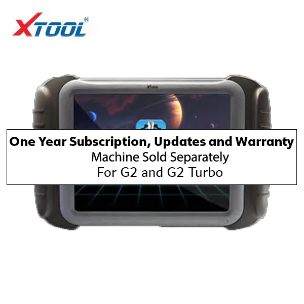 AutoProPAD G2/G2 Turbo - Updates, Support Subscription & Warranty - 1 YEAR  (XTOOL) - ( machine sold separately )